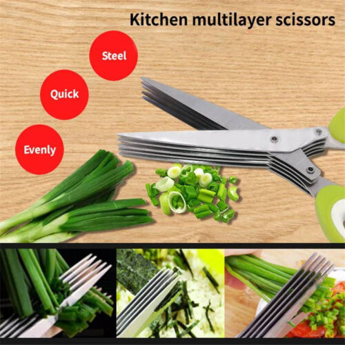 5 Blades Kitchen Scissor