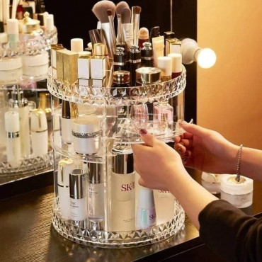 360 Degree Rotating Cosmetic Storage Box