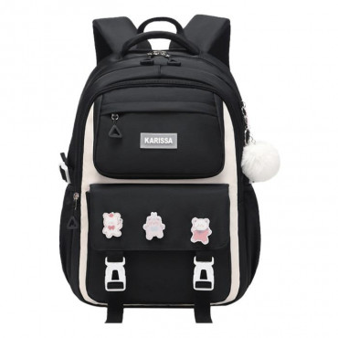 Kids Backpack Children School Bags (Black)