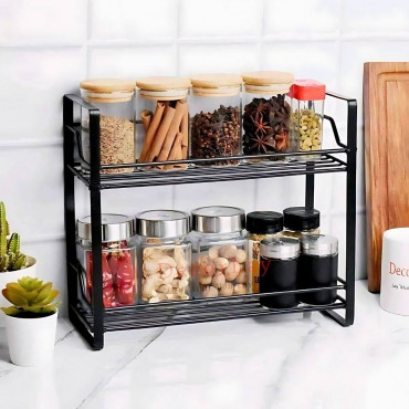 494994524_122152864076479352_7381778510147309857_n-370x370-1.jpg Premium Quality 2 Layer Spice Jar Rack