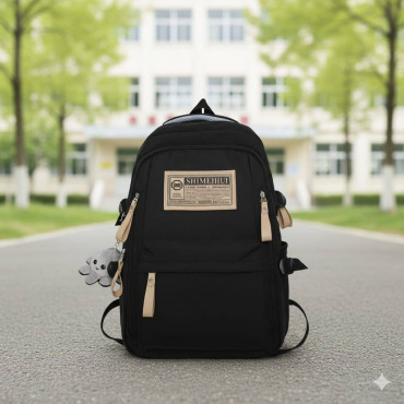 New waterproof school bag(black) version 03